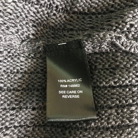 Torrid Womens Gray Open Knit Waterfall Open Front Duster Cardigan Size 2 2X Goth - Picture 14 of 15